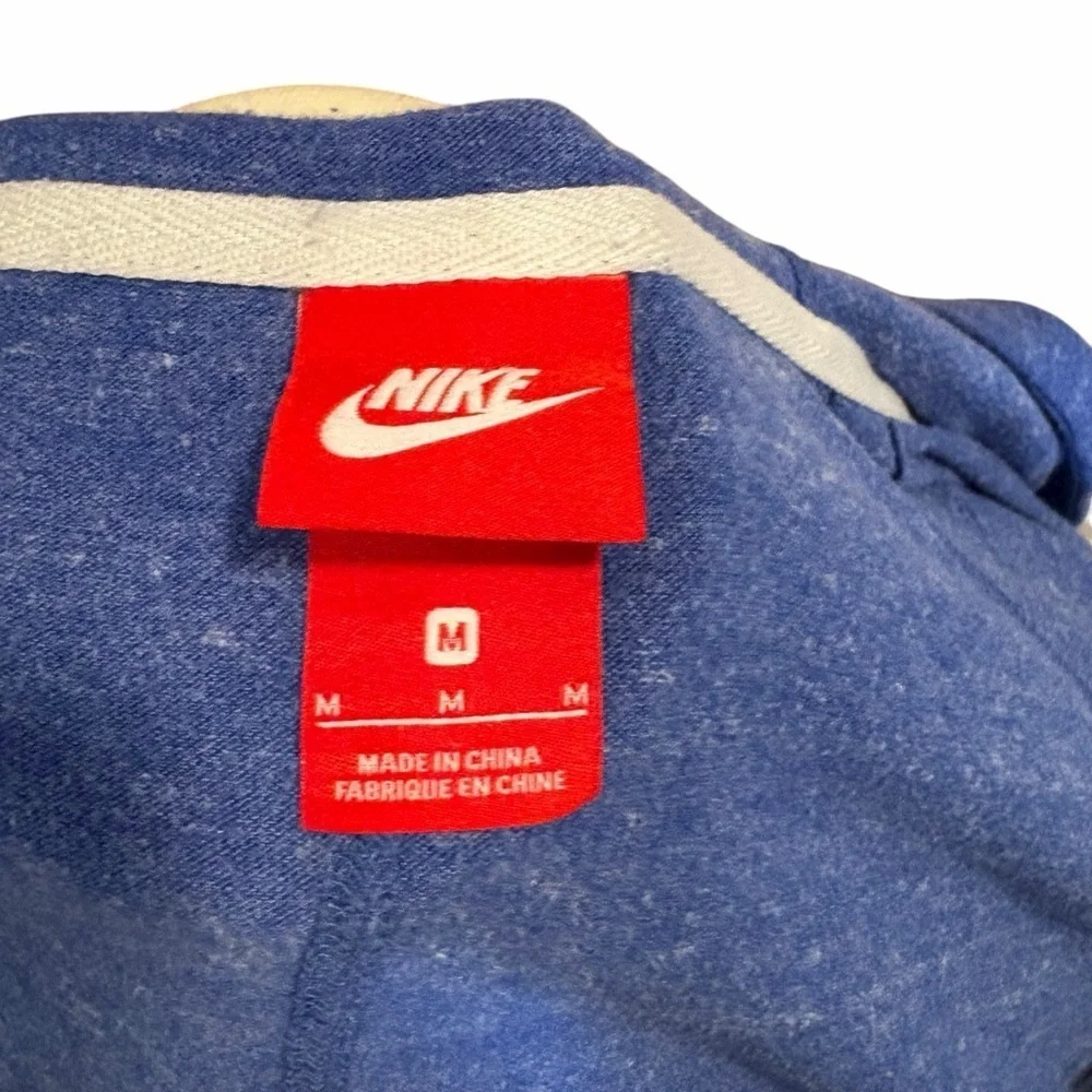 Nike Women’s | Blue Heather | Full Zip Hoodie | Just Do It Logo | Size M